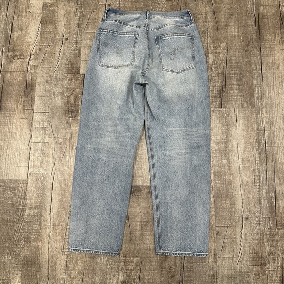 Ofluck Mom Jeans Womens 8 High Rise Distressed Light Blue - Picture 13 of 13